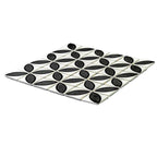 Timeless Penta Lily Glass Mosaic Tile