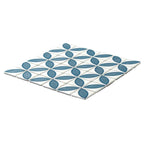 Timeless Penta Lily Glass Mosaic Tile