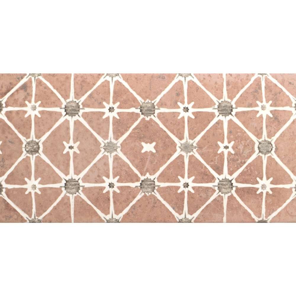 Rose Decor Matte Porcelain Tile | 6” x 12”