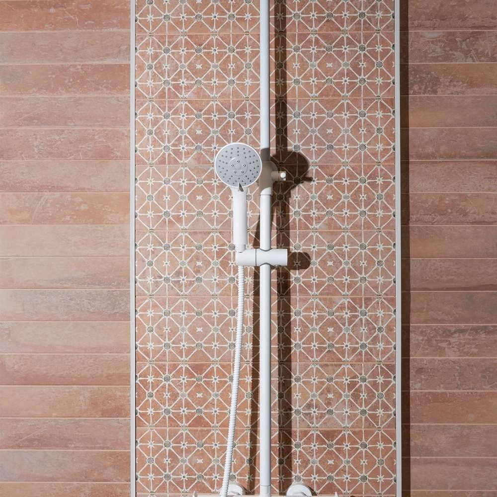 Rose Decor Matte Porcelain Tile | 6” x 12”