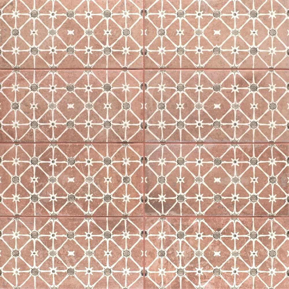 Rose Decor Matte Porcelain Tile | 6” x 12”