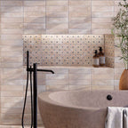 6"x12" White Porcelain Matte Tile